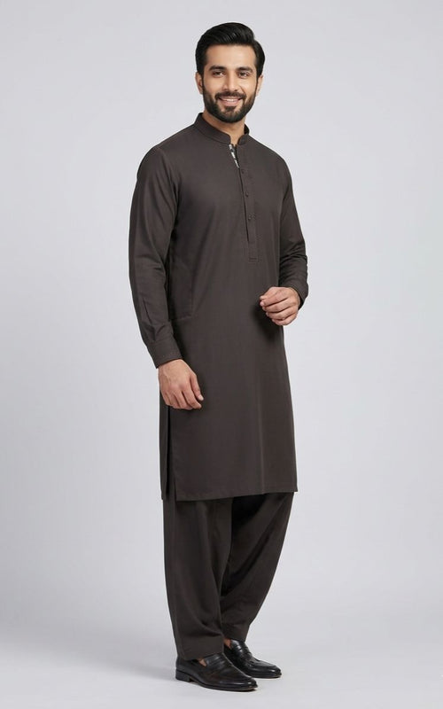 Coffee Bean | Unstitched  WASH & WEAR