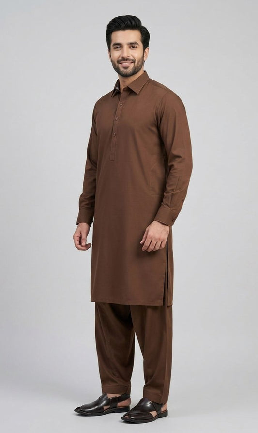 Copper | Unstitched  WASH & WEAR