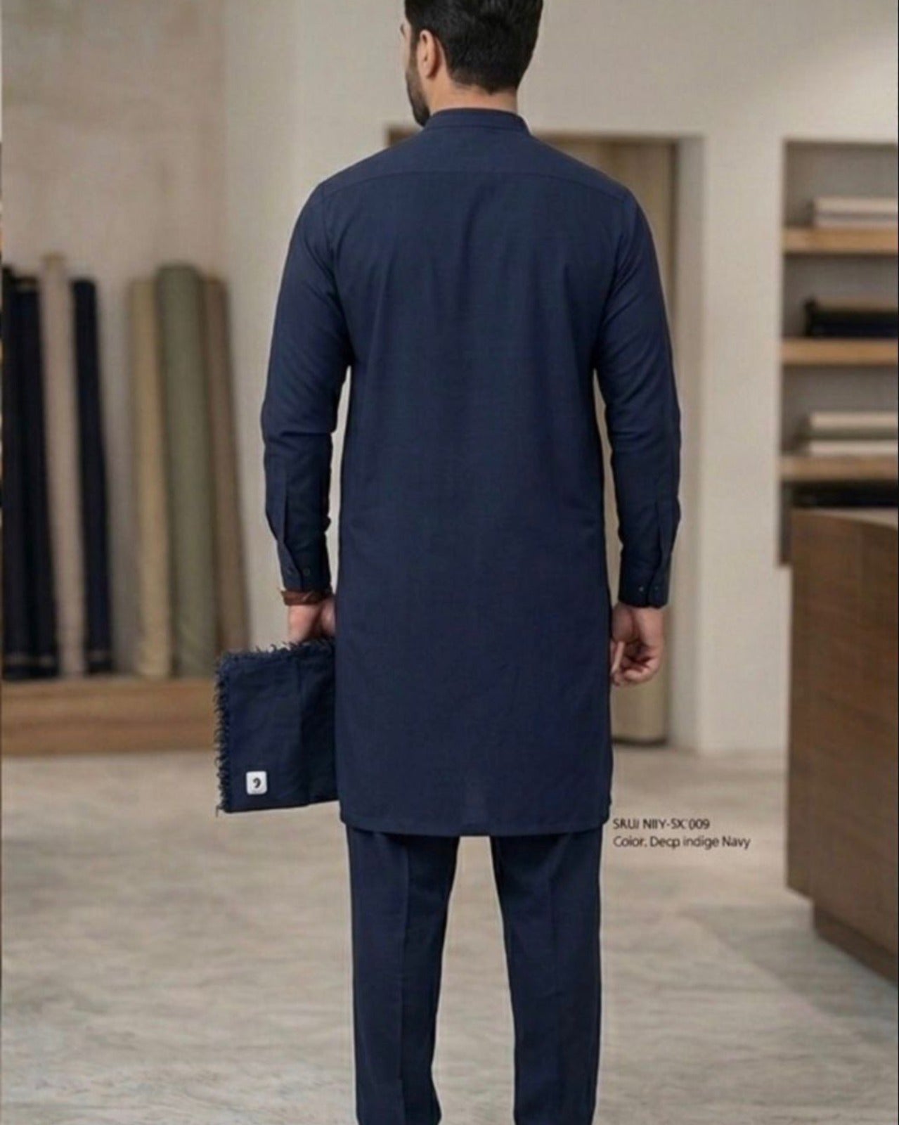 Mid-night Indigo | Unstitched Wash & Wear