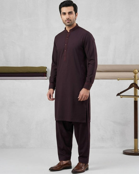 Cherry Raisin | Unstitched Wash & Wear